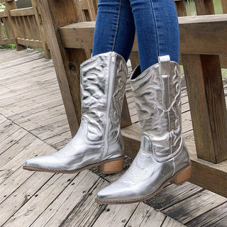 Cowboy Stiefel Damen Plateau | Western