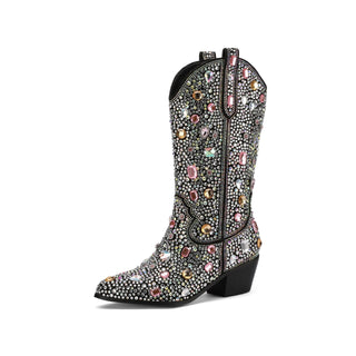 Cowboy Stiefel Damen Schwarz | Western