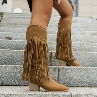 Cowboy Stiefel Damen Western | Fransen