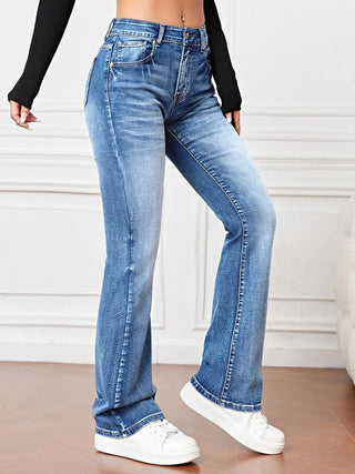 Damen Schlaghose Baggy Schnitt | Jeans