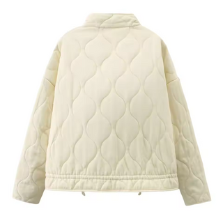 Damen Steppjacke Mit Großen Fronttaschen | Übergangs