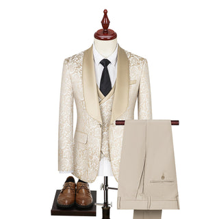 Herren Anzug Mit Muster Sakko & Hose