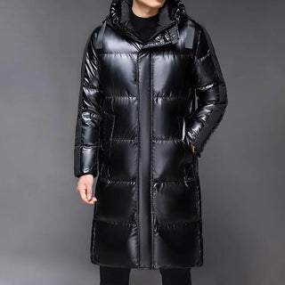 Herren Daunenjacke In Langer Steppform | Winter