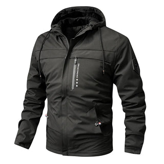 Herren Softshelljacke Mit Zipper-Brusttasche | Übergangs