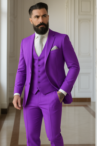 Anzug Herren Hochzeit Slim Fit Mit Weste