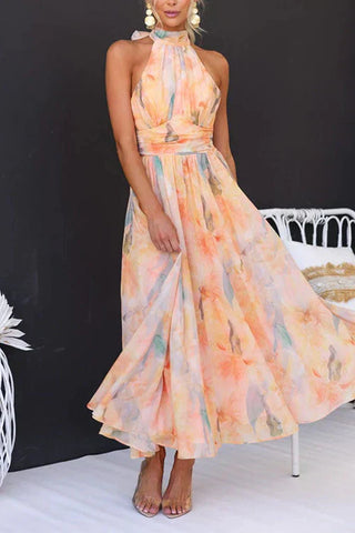 Adeline | Damen Elegantes Sommerkleid | Maxi