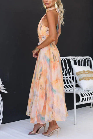 Adeline | Damen Elegantes Sommerkleid | Maxi