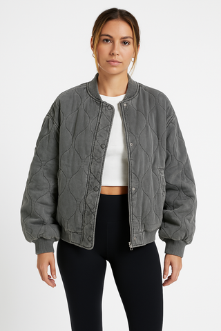 Alayah | Damen Übergangsjacke Im Stepp-Design