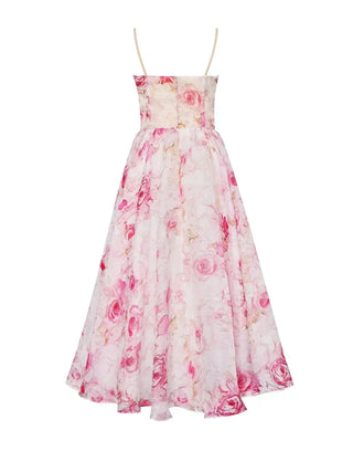 Alice | Damen Luftige Hochzeitsgast Kleid | Midi