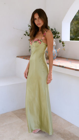 Anastasia | Damen Elegantes Hochzeitsgast Kleid | Maxi
