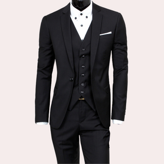Anzug Herren Dreiteilig Slim Fit Mit Weste