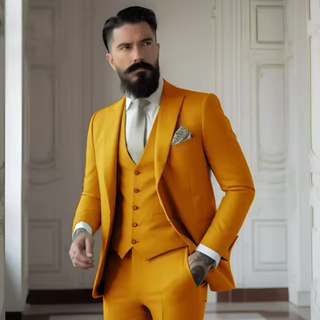 Anzug Herren Hochzeit Slim Fit Mit Weste