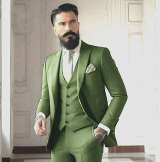 Anzug Herren Hochzeit Slim Fit Mit Weste