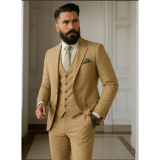 Anzug Herren Hochzeit Slim Fit Mit Weste