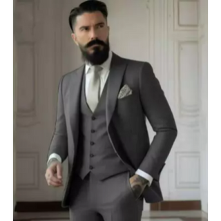 Anzug Herren Hochzeit Slim Fit Mit Weste