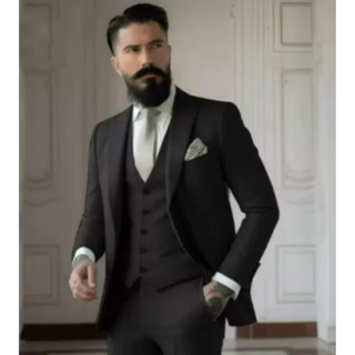 Anzug Herren Hochzeit Slim Fit Mit Weste