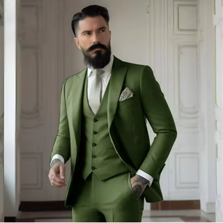 Anzug Herren Hochzeit Slim Fit Mit Weste