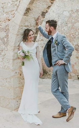 Anzug Herren Slim Fit Mit Weste Hochzeit