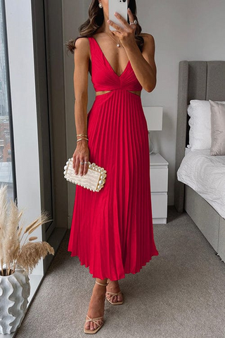 Aria | Damen Elegante Hochzeitsgast Kleid | Midi