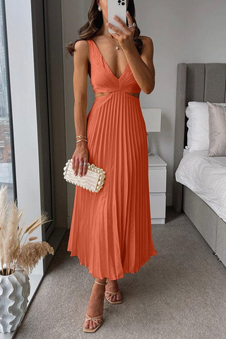 Aria | Damen Elegante Hochzeitsgast Kleid | Midi