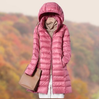 Aubrie | Damen Stepp-Regenjacke Mit Kapuze