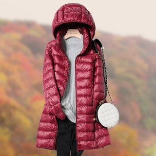 Aubrie | Damen Stepp-Regenjacke Mit Kapuze