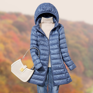 Aubrie | Damen Stepp-Regenjacke Mit Kapuze