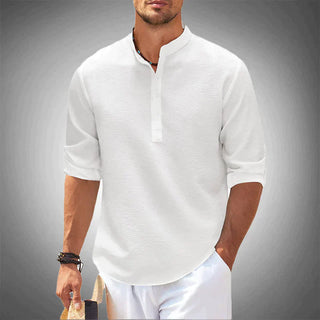 Aurelian | Herren Leichtes Sommer-Langarmhemd