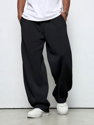 Baggy Herren Jogginghose Mit Weitem Bein Und Tunnelzug | Streetlook