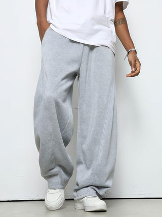 Baggy Herren Jogginghose Mit Weitem Bein Und Tunnelzug | Streetlook