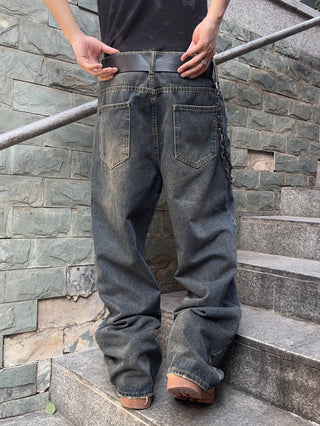 Baggy-Jeans für Herren Mit lockerer Passform | Verwaschen