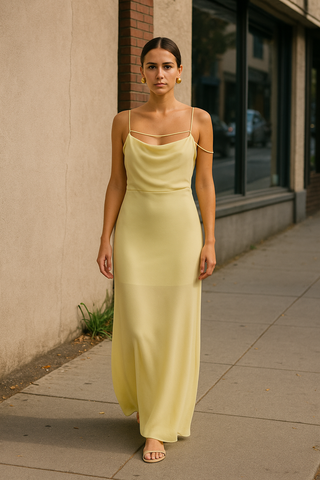 BlütenFlair Kleid | Damen Rückenfreies Figurbetontes Maxikleid | Sommer & Elegant