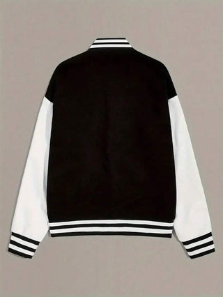 College Jacke Damen Mit Buchstaben-Applikation | Oversize Schnitt