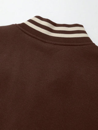 College Jacke Damen Mit Kontrastärmeln | Lässiger Oversize-Look
