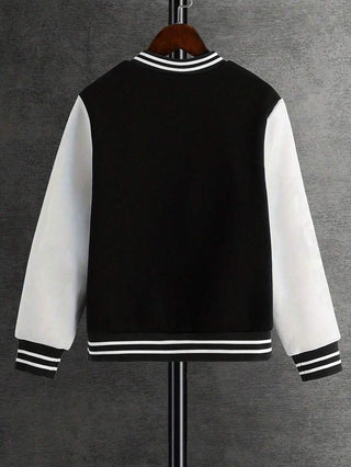 College Jacke Herren Mit Kontrastärmeln | Streetwear