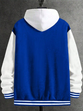 College Jacke Herren Mit Kontrastärmeln | Streetwear