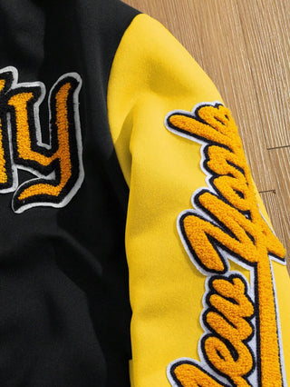 College Jacke Herren Mit Stickereien | College-Stil