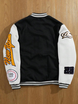 College Jacke Herren Mit Stickereien | College-Stil