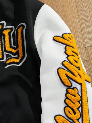 College Jacke Herren Mit Stickereien | College-Stil