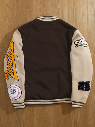 College Jacke Herren Mit Stickereien | College-Stil