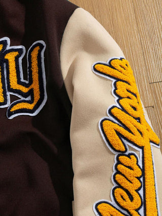 College Jacke Herren Mit Stickereien | College-Stil