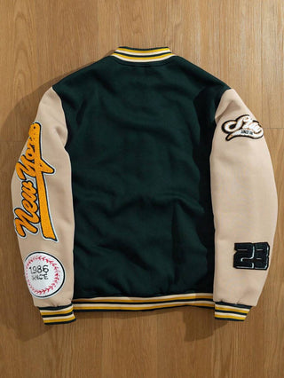 College Jacke Herren Mit Stickereien | College-Stil
