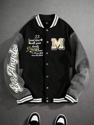 College Jacke Herren Mit Stickereien | College-Stil