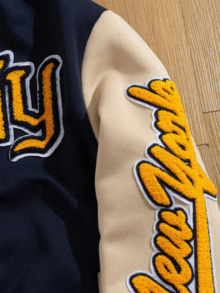 College Jacke Herren Mit Stickereien | College-Stil