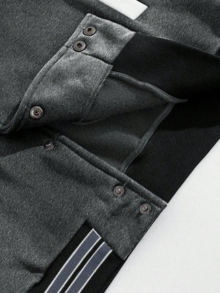 College Jacke Herren Mit Stickereien | College-Stil