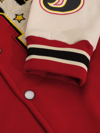 College Jacke Herren Mit Stickereien | College-Stil