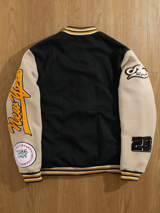 College Jacke Herren Mit Stickereien | College-Stil