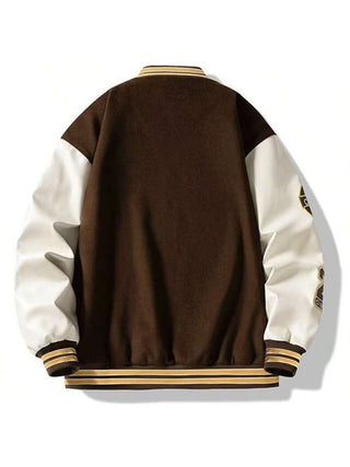 College Jacke Herren Mit Stickereien | Retro Style