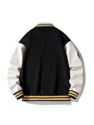 College Jacke Herren Mit Stickereien | Retro Style