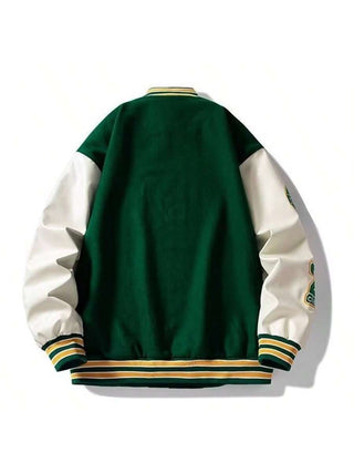 College Jacke Herren Mit Stickereien | Retro Style